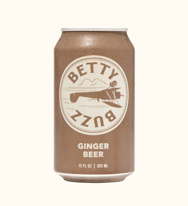 Betty Buzz Ginger Beer Can